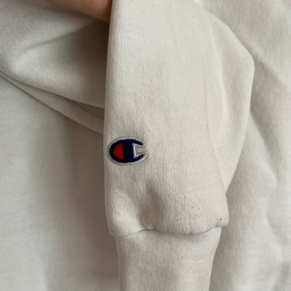 Women's Champion Santa Cruz Pullover Crewneck Sweatshirt White Size Small - Picture 5 of 7